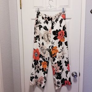 Ann Taylor Factory Cropped Wide Leg Pants